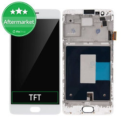 OnePlus 3 - LCD Display + Touch Screen + Frame (White) TFT