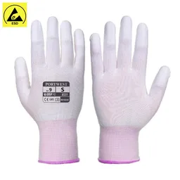 ESD Thin Rubber Gloves - Size S