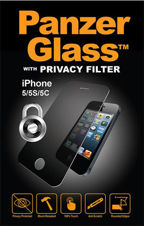 PanzerGlass - Tempered Glass for iPhone 5 / 5S / 5C / SE with Private Filter