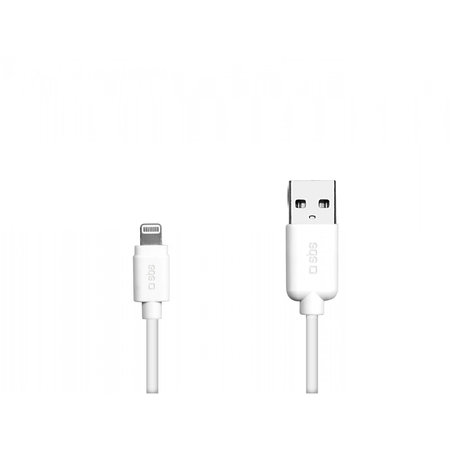 SBS - Cable - USB / Lightning (1m), biela