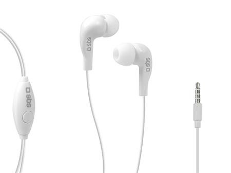 SBS - Studio Mix 10 Headphones with microphone, white
