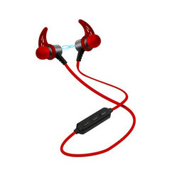 SBS - Sports Wireless Headphones, red