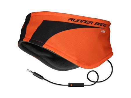 SBS - Sports Headband with Headphones, orange