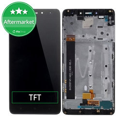 Xiaomi Redmi Note 4 (Mediatek) - LCD Display + Touch Screen + Frame (Black) TFT