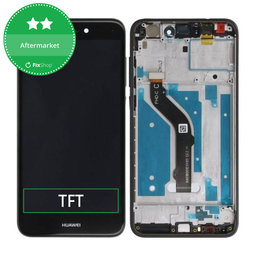 Huawei P9 lite (2017), Honor 8 Lite - LCD Display + Touch Screen + Frame (Black) TFT