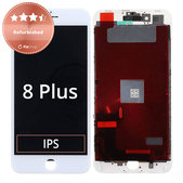Display for iPhone 8 Plus, White, Touch Screen with Frame, Refurbished