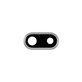 Apple iPhone 8 Plus - Rear Camera Lens + Frame (Silver)