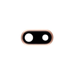 Apple iPhone 8 Plus - Rear Camera Lens + Frame (Gold)