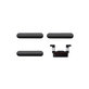 Apple iPhone 8 Plus - Side Buttons Set - Power + Volume + Mute (Space Gray)