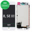 Apple iPhone 8, SE (2020), SE (2022) - LCD Display + Touch Screen + Frame (White) TFT