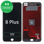 Display for iPhone 8 Plus, Black, Touch Screen with Frame