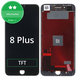 Display for iPhone 8 Plus, Black, Touch Screen with Frame
