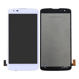 LG K8 K350N - LCD Display + Touch Screen (White) TFT
