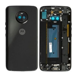 Motorola Moto X4 XT1900 - Battery Cover (Super Black) - 5S58C09155 Genuine Service Pack