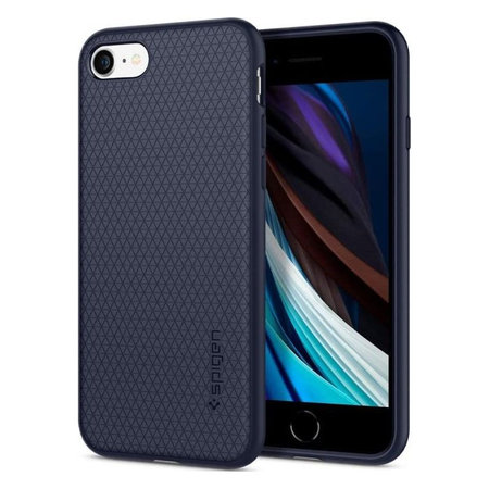 Spigen - Liquid Air Case for iPhone SE 2020/8/7, midnight blue