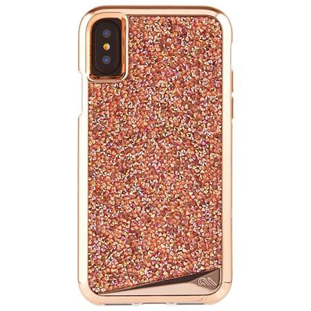 Case-Mate - Brilliance Case for Apple iPhone X / XS, Pink Gold