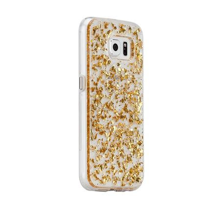 Case-Mate - Karat Case for Samsung Galaxy S6, Transparent / Gold