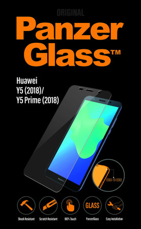 PanzerGlass - Tempered Glass for Huawei Y5 (2018), Y5 Prime (2018), transparent