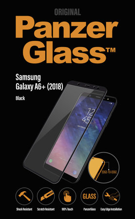 PanzerGlass - Tempered Glass for Samsung Galaxy A6+ (2018) black