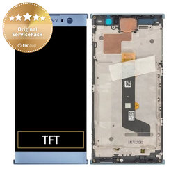 Sony Xperia XA2 H4113 - LCD Display + Touch Screen + Frame (Blue) - 78PC0600030 Genuine Service Pack