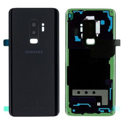 Samsung Galaxy S9 Plus G965F - Battery Cover (Midnight Black) - GH82-15660A, GH82-15652A Genuine Service Pack