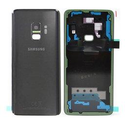 Samsung Galaxy S9 G960F - Battery Cover (Midnight Black) - GH82-15865A Genuine Service Pack