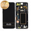 Samsung Galaxy S9 Plus G965F, G965FD - LCD Display + Touch Screen + Frame (Midnight Black) - GH97-21691A, GH97-21722A, GH97-21692A Genuine Service Pack