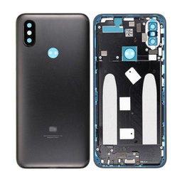Xiaomi Mi A2 (Mi 6X) - Battery Cover (Black) - 5606200580B6 Genuine Service Pack