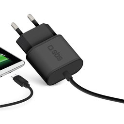 SBS - 10W Charging Adapter with USB-C, black