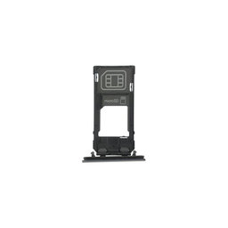 Sony Xperia XZ2 Compact - SIM Tray (Liquid Black) - 1313-0940 Genuine Service Pack