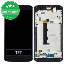 Motorola Moto C XT1754 - LCD Display + Touch Screen + Frame (Gray) TFT