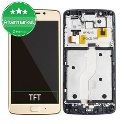 Motorola Moto G5 XT1676 - LCD Display + Touch Screen + Frame (Gold) TFT