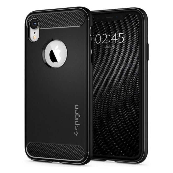 Spigen - Case Rugged Armor for iPhone XR, black