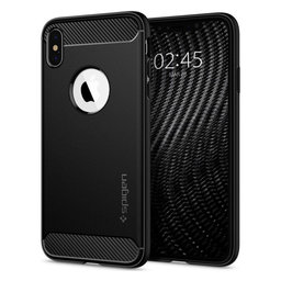 Spigen - Case Rugged Armor for iPhone X & XS, black