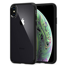 Spigen - Case Ultra Hybrid for iPhone X & XS, Matte Black