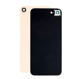 Apple iPhone 8 - Rear Housing Glass + Camera Lens (Gold)