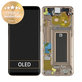 Samsung Galaxy S9 G960F - LCD Display + Touch Screen + Frame (Sunrise Gold) - GH97-21696E, GH97-21697E Genuine Service Pack