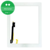 Touch Screen with Home Button for iPad 3, iPad 4, White