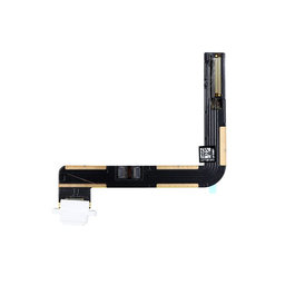 Apple iPad (5th Gen 2017) - Charging Connector + Flex Cable (White)