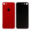 Apple iPhone 8 - Rear Housing Glass (Red)