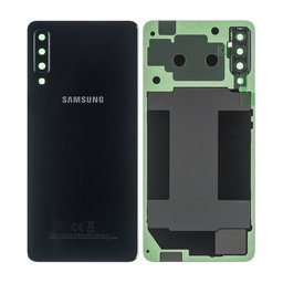 Samsung Galaxy A7 A750F (2018) - Battery Cover (Black) - GH82-17829A, GH82-17833A Genuine Service Pack