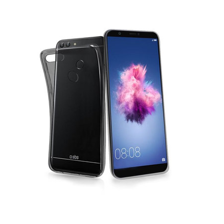 SBS - Case Skinny for Huawei P Smart/Huawei Enjoy 7S, transparent black