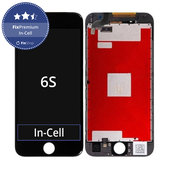 Display In-Cell for iPhone 6S, Black, Touch Screen with Frame, FixPremium