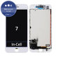 Display In-Cell for iPhone 7, White, Touch Screen with Frame, FixPremium