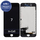 Display In-Cell for iPhone 7, Black, Touch Screen with Frame, FixPremium