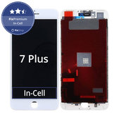 Display In-Cell for iPhone 7 Plus, White, Touch Screen with Frame, FixPremium