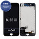 Display In-Cell for iPhone 8, SE (2020), SE (2022), Black, Touch Screen with Frame, FixPremium