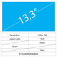 13.3 LCD Slim Matte 30 pin HD