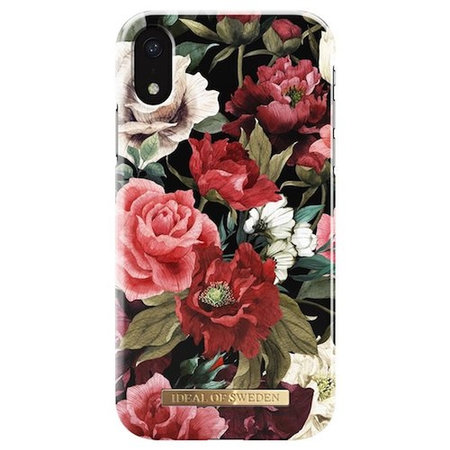 iDeal of Sweden - Fashion Case for iPhone XR, black with floral motif
