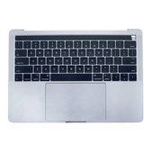 Apple MacBook Pro 13" A1706 (Late 2016 - Mid 2017) - Top Keyboard Frame + Keyboard US + Microphone + Trackpad + Speakers (Silver)